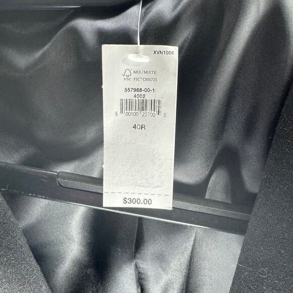 NWT BANANA REPUBLIC Modern Classic Heather Gray Suit Jacket 40R - Picture 5 of 7